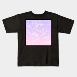 Pastel Sparkles Pattern Kids T-Shirt
